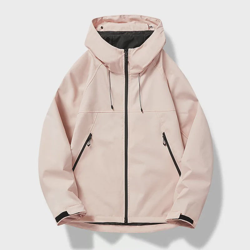 Unisex Waterdichte Ademende Outdoor Jas met Capuchon - Sport & Wandelen
