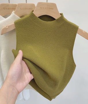 Gebreide Tanktop Dames - Mouwloos Vest Trui voor Lente & Zomer
