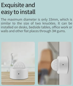 Slimme Zigbee PIR Bewegingsmelder - Mini Infrarood Detector voor Smart Home