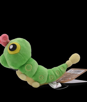 Caterpillar Knuffel - Groene Pluche Rups, 13 cm - Cadeau & Decoratie