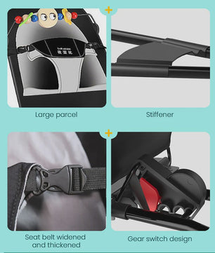 Bouncy Baby Kinderstoel - Multifunctioneel, Veilig en Comfortabel