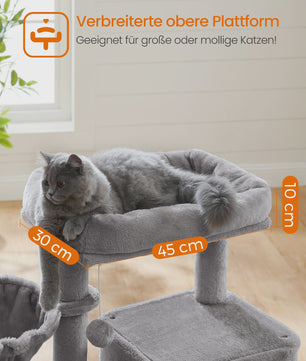 FEANDREA Krabpaal met Groot Observatiedek en Hangmat voor Katten