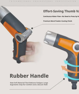 Multifunctionele Hogedruk Tuinspuit – 4 standen voor water geven en auto wassen
