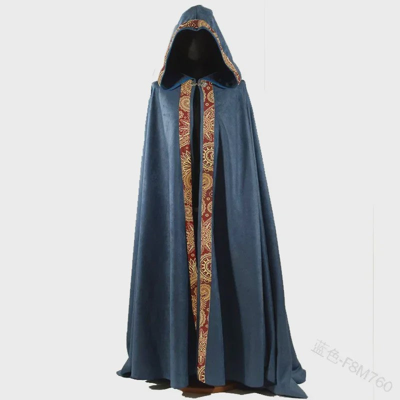 Middeleeuwse Kapmantel met Capuchon - Vintage Gothic Stijl voor Heren en Dames
