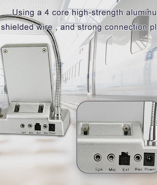 Retekess TW102 Raam Intercom Systeem - 2-Weg Communicatie voor Balie, Bank, Kantoor & Restaurant