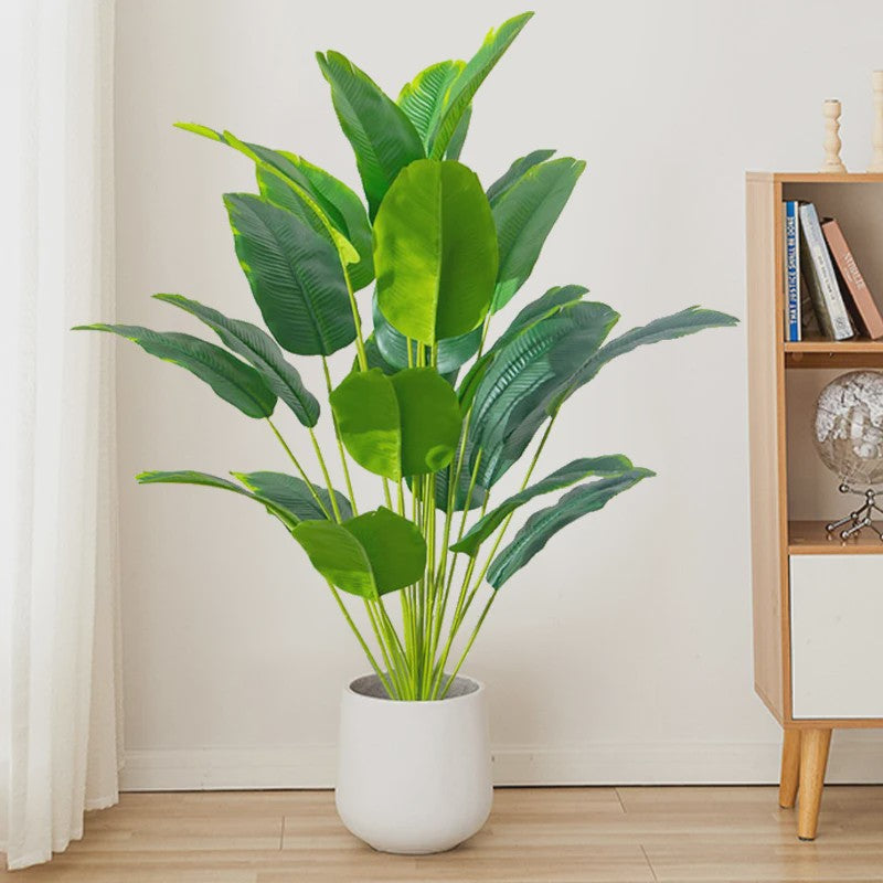 Grote Kunstpalmboom Tropisch - Realistische Nep Plant met Monstera Bladeren