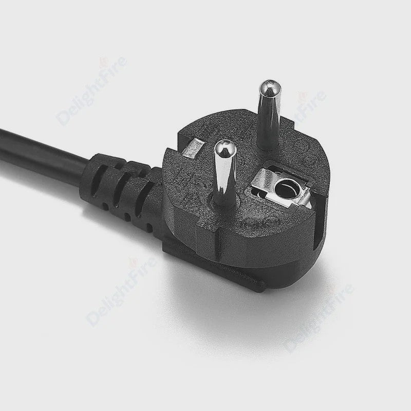 EU Stroomkabel IEC320 C5 - 0.5m, 1.2m of 5m - Voor Laptops, PC's, Monitoren & Meer