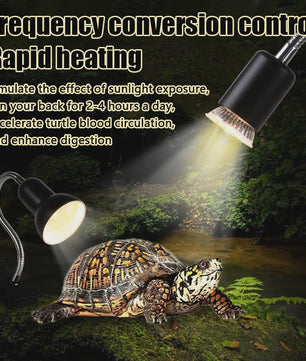 Reptielen Warmtelamp Houder UVA UVB Dimbare Zonnebank Spot 220-240V