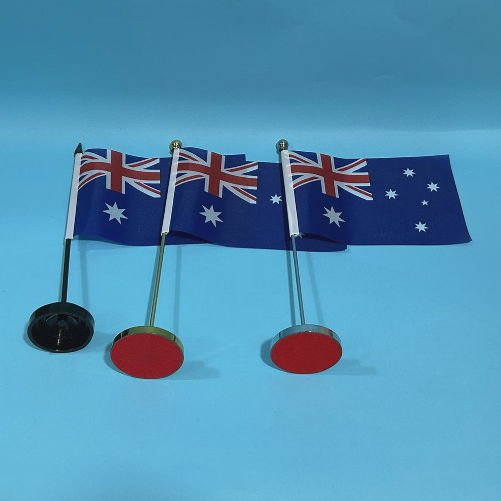 Australische Bureauvlag 14x21cm - Polyester Tafelvlag voor Kantoor