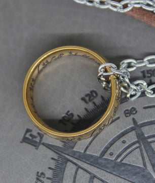 Lord of the Rings Ring van Macht - Roestvrij Staal Verlovingsring voor Mannen & Vrouwen