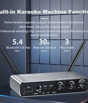 Bluetooth 5.4 Audio Zender & Ontvanger met Optische/Coaxiale Ingang & 3.5mm/6.5mm Aansluiting