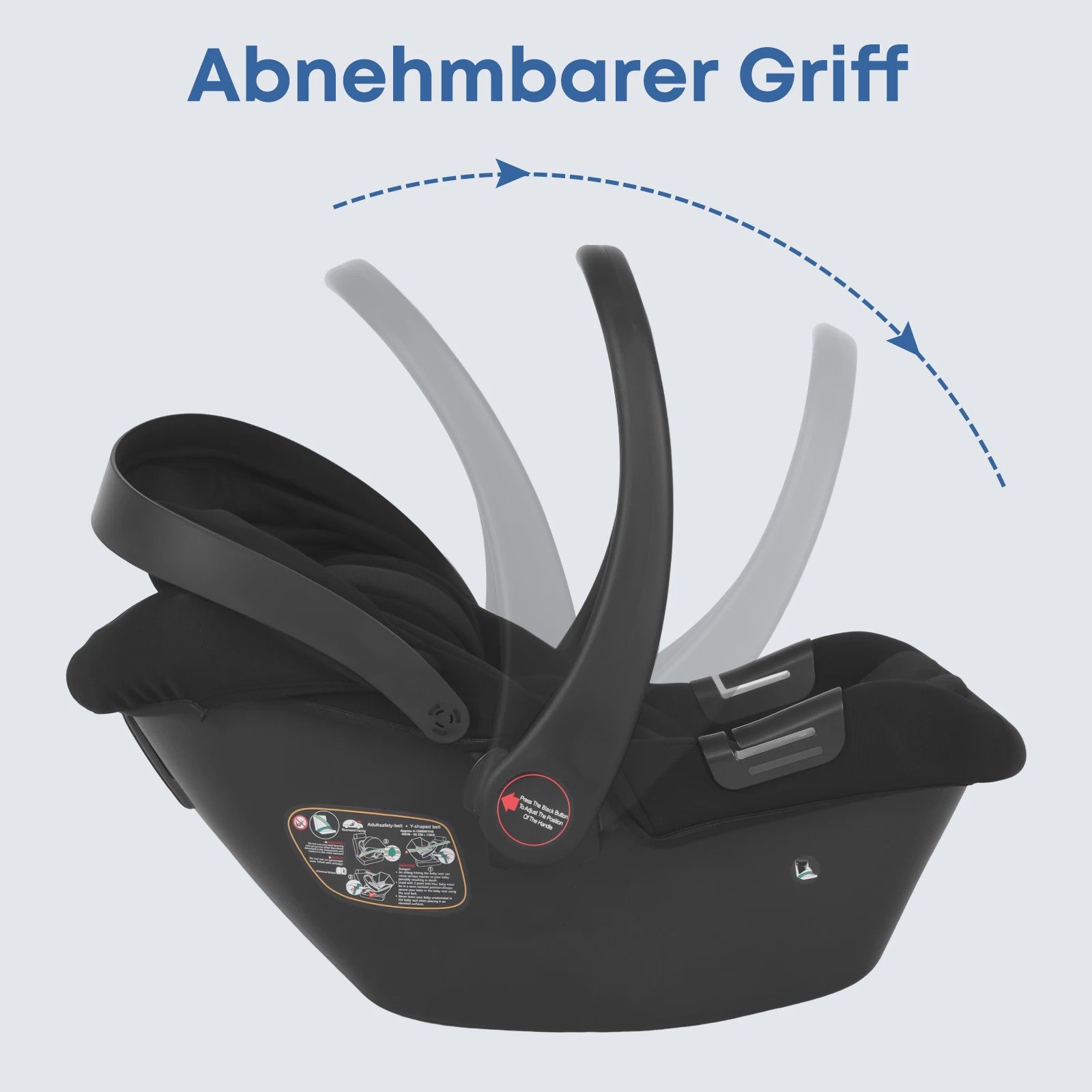 Baby Voyage Baby Autostoeltje Groep 0+ (0-12 Maanden) - Max 12kg, Zonnekap, I-Size