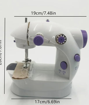 Draagbare USB Elektrische Naaimachine - Multifunctioneel, Verstelbare Snelheid, Voetpedaal, Ideaal voor Beginners & Hobbyisten