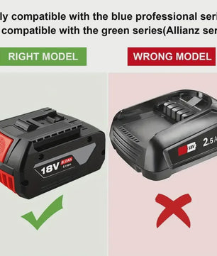 Bosch 18V 8.0Ah Li-Ion Accu Vervangend voor BAT609/BAT609G - Krachtige Gereedschapsbatterij