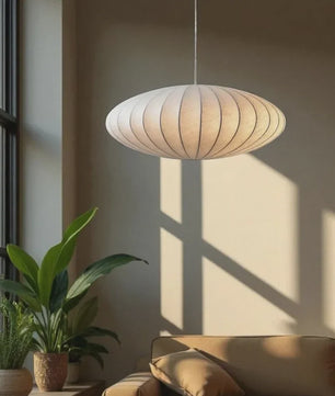 Wabi-Sabi Plafondlamp Zijde - Moderne Hanglamp voor Woonkamer & Restaurant