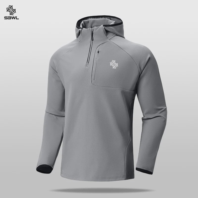 Herfst Winter Heren Sportshirt met Lange Mouwen - Comfortabel & Stijlvol