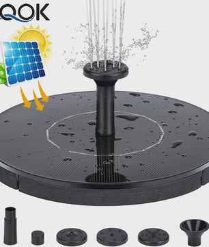 Drijvende Mini Solar Waterfontein voor Tuin, Vijver & Vogelbad - Op Zonne-energie