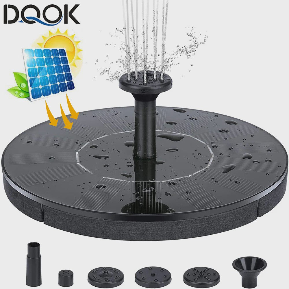 Drijvende Mini Solar Waterfontein voor Tuin, Vijver & Vogelbad - Op Zonne-energie