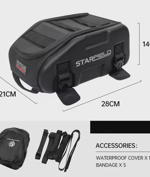 Waterdichte Motor Zadel-/Tanktas met Magnetische Bevestiging en Grote Capaciteit