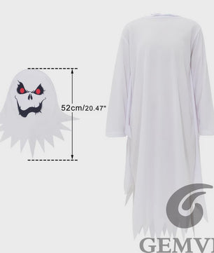 Spook Kostuum Kinderen - Eng Spook Halloween Verkleedpak met Masker