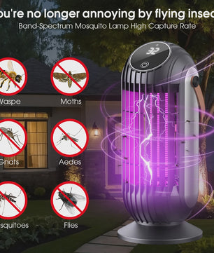 Oplaadbare Muggenlamp 4000mAh - 2-in-1 Insectendoder & Nachtlampje