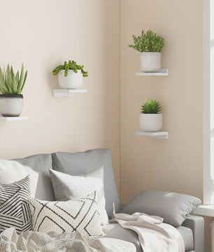 4x Kleine Drijvende Planken voor Wandmontage - 5 Inch Houten Display Ledges - Decoratie voor Elke Kamer