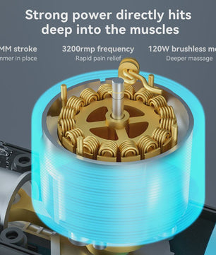 Booster M2-B Massagepistool - Krachtige Deep Tissue Percussie voor Spierherstel
