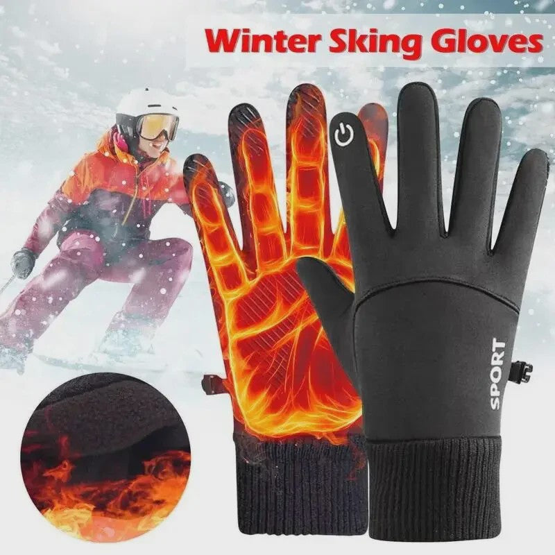 Warme Fleece Handschoenen met Touchscreen Functionaliteit - Waterafstotend & Ademend
