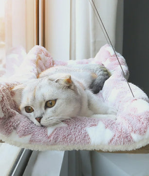 Hangmat voor Katten: Zonovergoten Raamzitje met Sterke Draagkracht