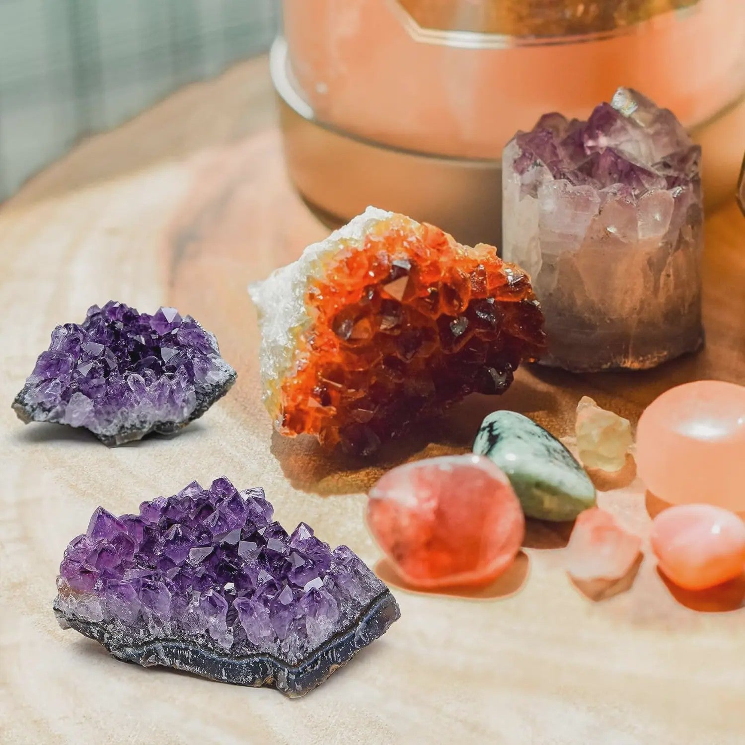 Natuurlijke Amethist Geode Cluster - Ruw Kristal Edelsteen (30-70g)
