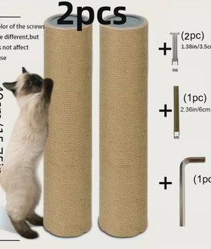 DIY Kattenkrabpaal Vervangingsonderdelen: Sisal Touw Krabpalen & Kartonnen Buizen