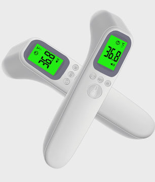 Contactloze Digitale Voorhoofdthermometer met Backlit Display - Snel & Nauwkeurig