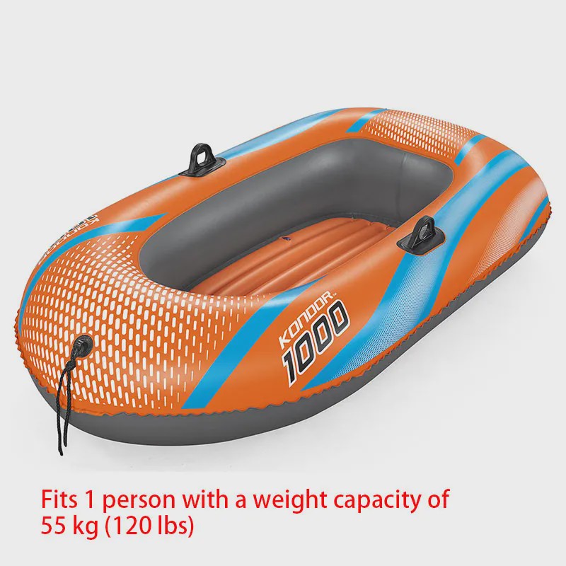 Bestway Opblaasbare Kajak voor 1-3 Personen - Robuuste PVC Rafting Boot