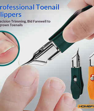 Roestvrijstalen Teennagelknipper met Schuine Rand voor Dikke, Kromme Nagels
