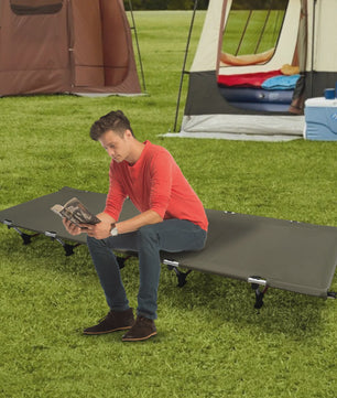 Ultralichte Opvouwbare Camping Cot - Draagbaar Bed met 150kg Capaciteit voor Buitenactiviteiten