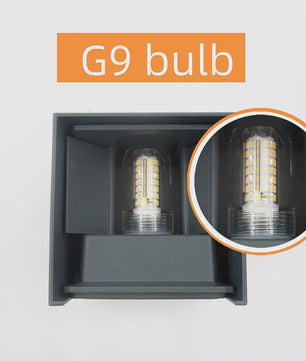 Moderne G9 LED Wandlamp Waterdicht IP65 Aluminium - Buiten & Binnen Gebruik