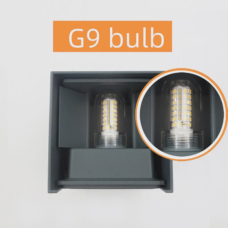Moderne G9 LED Wandlamp Waterdicht IP65 Aluminium - Buiten & Binnen Gebruik