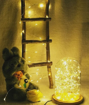 Set van 10x LED Koperdraad Lichtjes - 1m tot 5m - Sfeerverlichting voor Feest, Bruiloft, Kerst & Decoratie