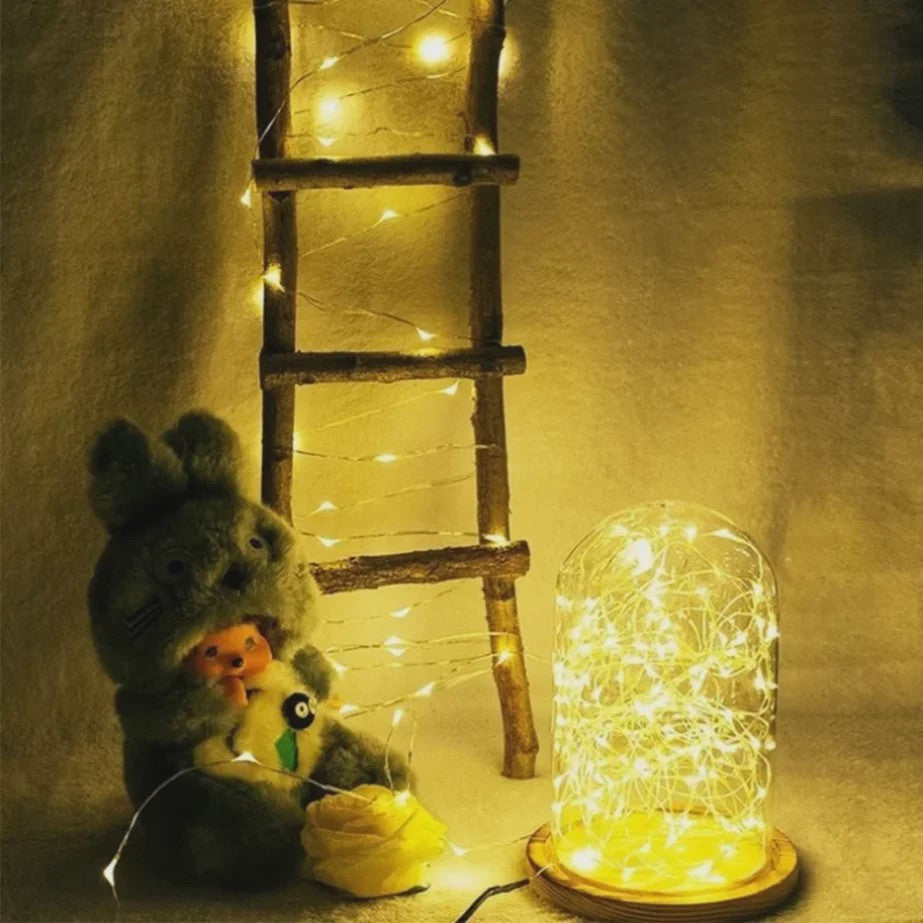 Set van 10x LED Koperdraad Lichtjes - 1m tot 5m - Sfeerverlichting voor Feest, Bruiloft, Kerst & Decoratie