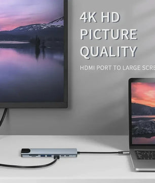 Universele USB-C Hub Docking Station met Thunderbolt 3, 4K HDMI & PD Opladen