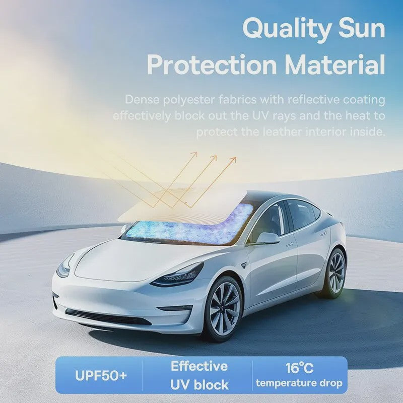 Baseus Auto Zonnescherm Paraplu Voorruit - Effectieve Zon- en Hittebescherming