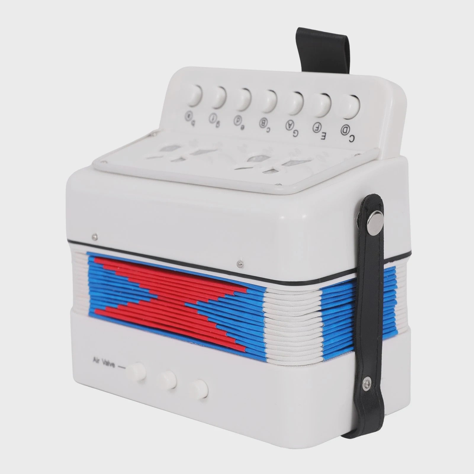Mini Accordion Speelgoed voor Kinderen - 10 Toetsen Muziekinstrument van ABS Materiaal