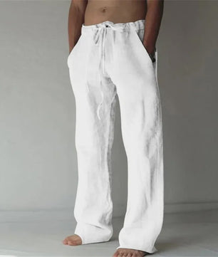 Linnen Heren Broek - Ademend & Comfortabel Zomerbroek met Elastische Taille