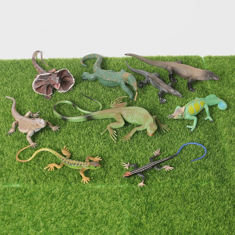 Realistische Reptielen Speelgoedset: Kameleon, Leguaan, Baardagaam & Meer