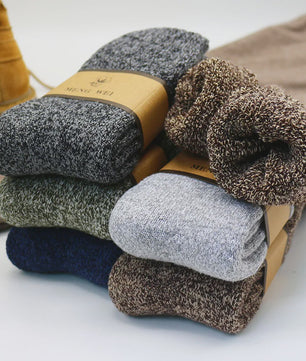Warme Heren Merino Wol Sokken - Super Dik & Comfortabel voor de Winter