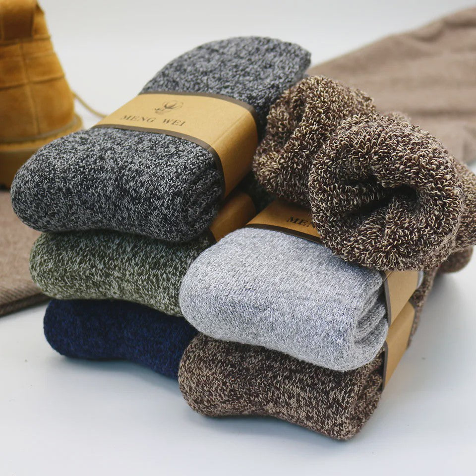 Warme Heren Merino Wol Sokken - Super Dik & Comfortabel voor de Winter