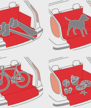Waterdichte Hond Autostoelhoes - Beschermhoes Kofferbak & Stoelen - Universeel & Duurzaam