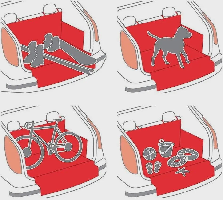 Waterdichte Hond Autostoelhoes - Beschermhoes Kofferbak & Stoelen - Universeel & Duurzaam