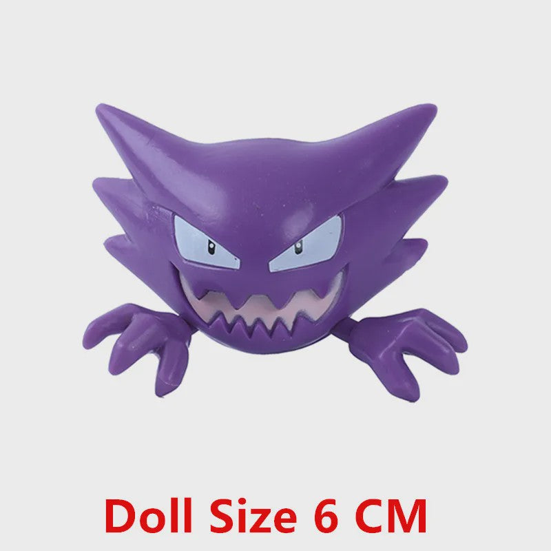 Pokemon Actiefiguren Set (4-9 cm) - Pikachu, Gengar, Eevee & meer - Cadeau & Verzamelen