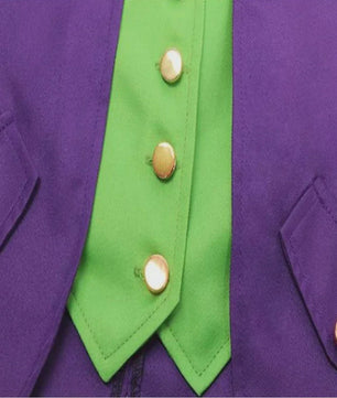 Joker Cosplay Kostuum voor Heren en Kinderen - Complete Tuxedo Set met Jas, Vest en Broek